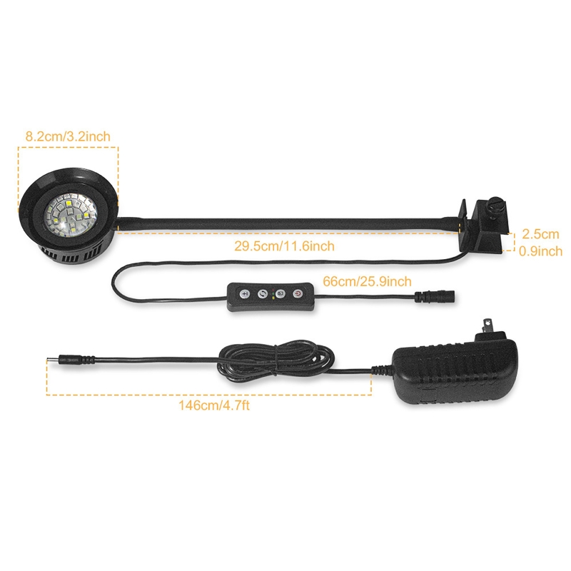 30W Aquarium LED-riflicht Dimb - Marine Aquarium Timing recensie en prijs
