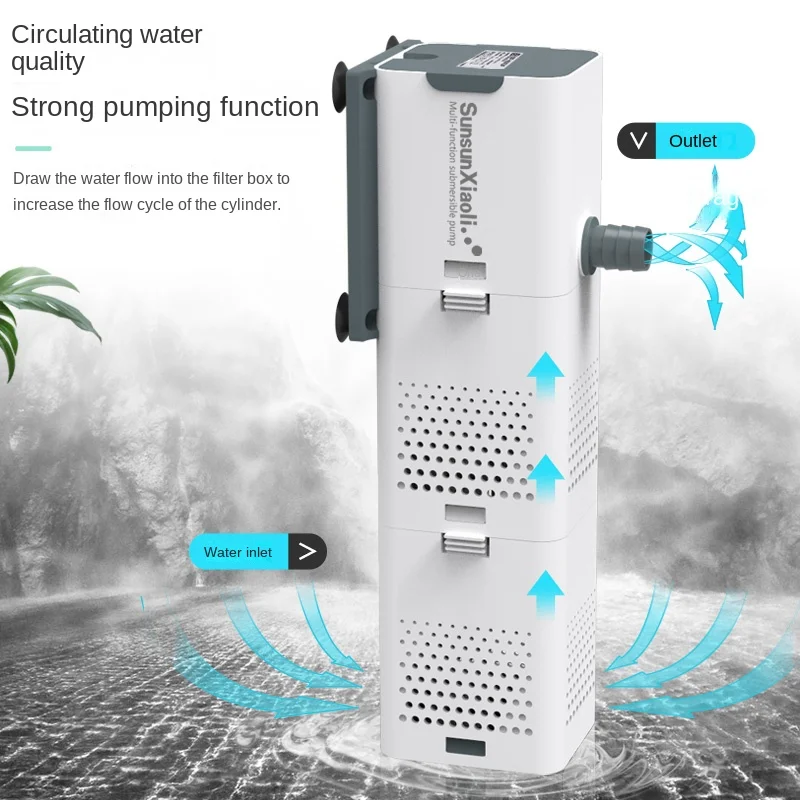 SUNSUN 3 in 1 Filter voor Aqua - Aquarium Blue Marine Reef 60 recensie en prijs